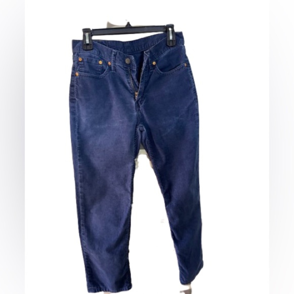 Levi's Dark Blue Ankle Jeans